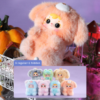En gros, Boîte mystère de figurines en vinyle et peluches animales, porte-clés et pendentifs de sac, mignons et doux, pour cadeau d'anniversaire pour enfants
