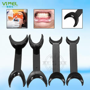 Rétracteur orthodontique double tête noir résistant aux hautes températures, instrument chirurgical dentaire pour ouverture buccale, photographie - Product Image 1