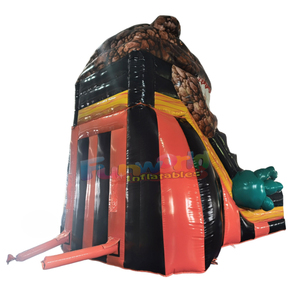 Giant commercial bouncy castle toboggan gonflable kids <b>inflatable</b> T rex slide for outdoor party - Product Image 3