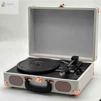 Tournevis stéréo de platine vinyle vintage à entraînement par courroie portable