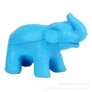 Elefante de espuma de poliuretano para decoración del hogar, regalo artesanal de resina para sala de estar, decoración de cumpleaños, estilo contemporáneo, paquete de una sola pieza - Product Image 3