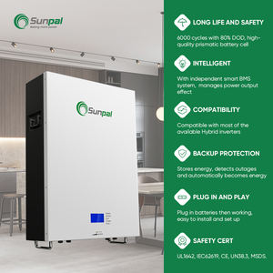 サンパル住宅用太陽光発電システム 5kW 6kW 10kW バルコニー用ハイブリッド太陽光発電パネルシステムキット - Product Image 5