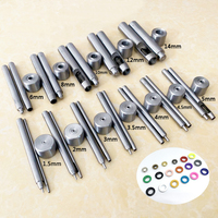 Kit d'outils d'installation Cloxy en acier au carbone pour kit d'outils de poinçonnage de grommets, pour presse manuelle d'œillets de 1,5 mm à 40 mm