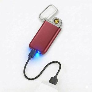 Fast Shipping EU Warehouse Slim Metal USB <b>Lighter</b> <b>Windproof</b> Coil Electronic Rechargeable <b>Lighter</b> Model 20K 30K 50K in Stock - Product Image 2