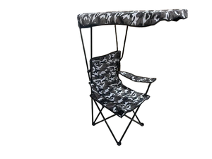 Chaise de camping pliable légère, portable, durable et écologique avec auvent pour l'extérieur et la plage – Silla De Playa - Product Image 2