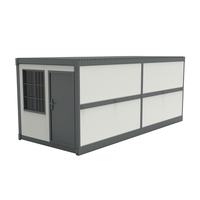 Maison mobile pliable en conteneur, assemblage rapide, bureau temporaire, panneau XPS, modèle de maison mobile pliable
