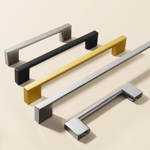 American-style Modern Aluminum Alloy Extended Solid <b>Cabinet</b> Handle for Kitchen Drawers-Durable & Easy Installation - Product Image 1