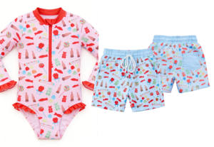 Maillots de bain pour enfants garçons en élasthanne/polyester respirant personnalisés pour l'été, imprimés, style combinaison - Product Image 4