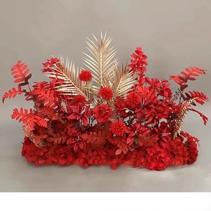 Decoraciones de tallo de hoja de rosa de loto de espuma artificial realista de 8cm para boda cumpleaños Día de San Valentín Pascua Acción de Gracias - Product Image 2