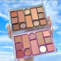 Palette de fards à paupières personnalisée, marque privée, fards à paupières hautement pigmentés