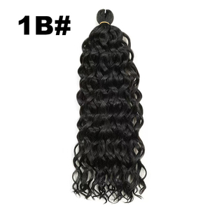 <span class=keywords><strong>Treccine</strong></span> sintetiche di alta qualità, lunghe 24 pollici, stile hawaiano, in fibra giapponese, effetto onda profonda, 120g, colore ombre <span class=keywords><strong>rosa</strong></span>. - Product Image 3