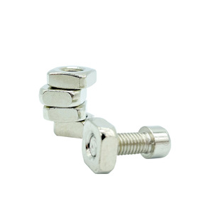 Square Nuts M4 M5 M6 M8 Carbon Steel Nickel Plated For Industrial Aluminum Profiles - Product Image 3