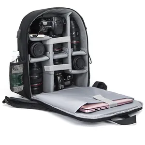 Вместительный водонепроницаемый рюкзак CADeN D6 III с защитой от кражи, сумка для цифровой зеркальной камеры, сумка для фотосъемки, сумка для видеокамеры, рюкзак