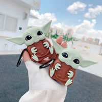 Étui pour casque de jeu Alien Yoda en silicone de haute qualité, housse de protection de taille 1/2 pour jouets en forme de planète