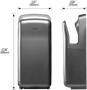 Sèche-mains électrique à grande vitesse étanche Meilleure qualité de gros pour les hôtels et les ménages OEM personnalisable - Product Image 4