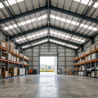 Abri de jardin préfabriqué en métal de haute qualité pour garage et stockage, structure en acier durable, abri de jardin en métal