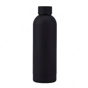 Bouteille d'eau isotherme personnalisable en acier inoxydable 304, écologique, réutilisable, mince, 500 ml, pour boissons chaudes et froides, avec couvercle, pour usage extérieur - Product Image 4