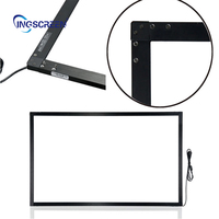 INGSCREEN 19 19.5 21.5 24 27 32 43 49 55 65 70 75 85 pouces cadre tactile infrarouge Multi Ir 32 pouces pour panneau d'écran tactile