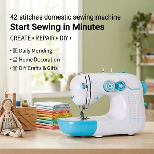Machine à coudre électrique de table robuste UFR-707 avec té<span class=keywords><strong>l</strong></span>écommande, homologuée CE/ROHS, mini machine à coudre pour T-shirts et décoration intérieure - Product Image 4
