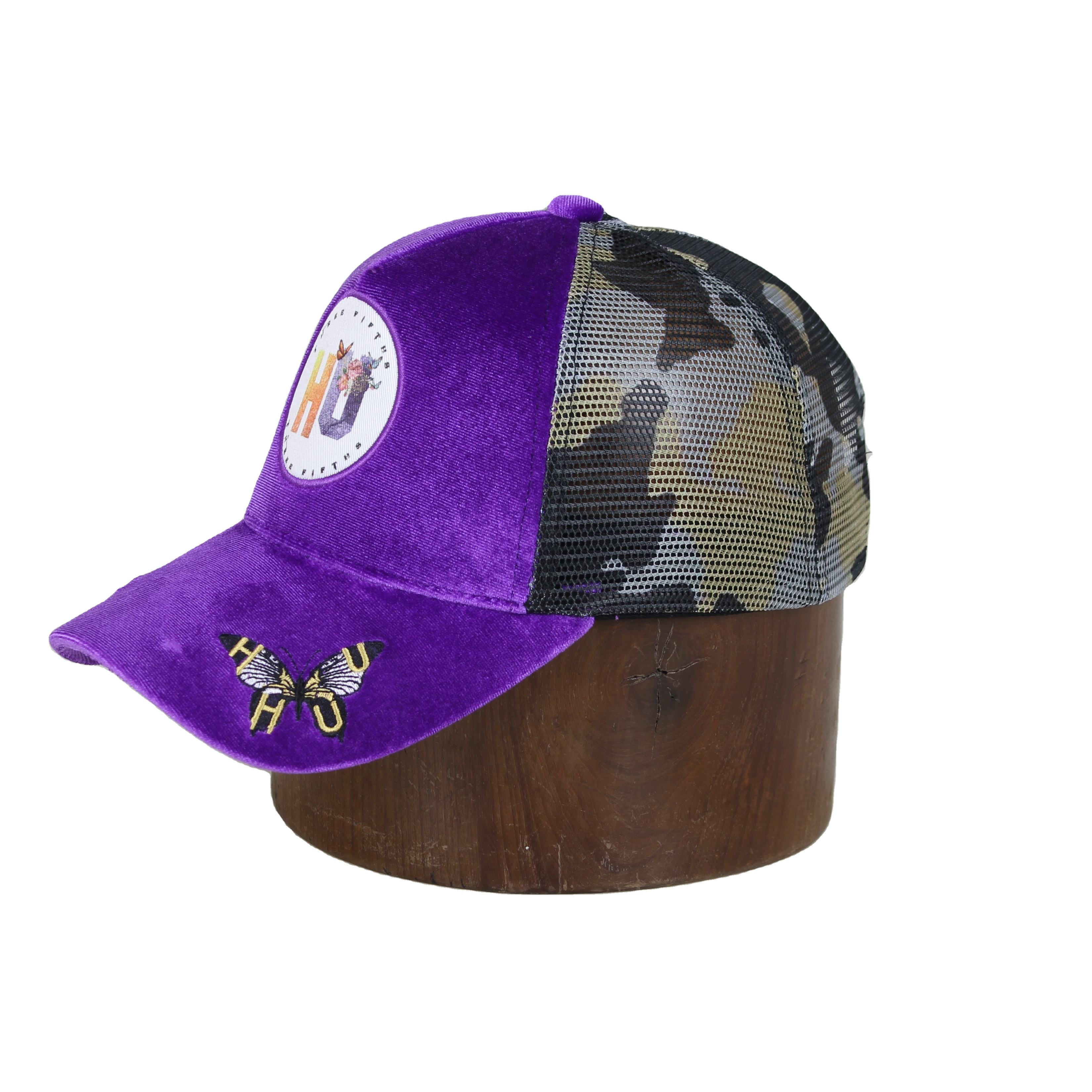 Shop Our Great Quality Velvet Trucker Caps with Custom Embroidery