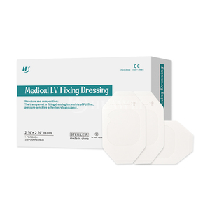 Lapisan transparan tahan air sejuk semi-berpori penutup luka I.V. Balutan fiksasi kanula - Product Image 6