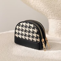Nouvelle Collection 2026 : Mini Porte-Monnaie Unisexe Vintage en Peluche et Toile Courte avec Fermeture Éclair, Motif Bonbon – Explosion de Couleurs