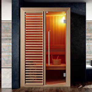 1-persoons Persoonlijke Mini-Cabine Infrarood Infrarood <span class=keywords><strong>Sauna</strong></span> Droge Cabines Binnenshuis Gebruik Met Stoombedieningspaneel Voor Hotelbadkamer - Product Image 6