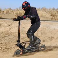 Nouveau modèle, entrepôt européen, puissant scooter électrique tout-terrain 52V 20.8Ah 2000W pour adultes, double moteur, KuKirin G2 MASTER