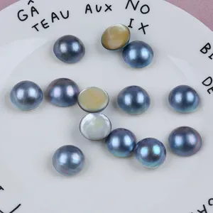 Cuentas de concha de agua de mar, perlas de mar sueltas de 13-19mm, venta al por mayor