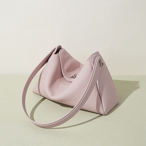 Sacs à bandoulière triangulaires <span class=keywords><strong>de</strong></span> luxe <span class=keywords><strong>en</strong></span> cuir <span class=keywords><strong>de</strong></span> vachette rose 2026 Urban Simplicity pour employés <span class=keywords><strong>de</strong></span> bureau – Exquis - Product Image 1