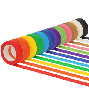 Rouleaux Jumbo blancs simple face de haute qualité ruban de masquage adhésif en caoutchouc étanche pour peinture <span class=keywords><strong>Film</strong></span> de papier adhésif - Product Image 2