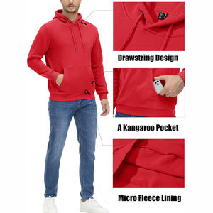 Nouveaux sweats à capuche unis personnalisés pour hommes, vente en gros, qualité supérieure, prix bas, sweats à capuche pour hommes en vente en ligne - Product Image 6