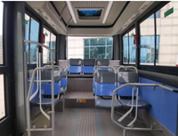 Autobus articulé par ville électrique pure de 18 mètres avec la gamme de 601-700km et la vitesse de 160 km/h