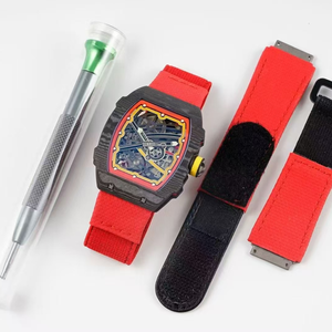 Nouvelle montre de luxe 2026, ultra-fine et ultra-légère de 7,8 mm, 6702, bracelet en fibre de carbone de 20 mm, mouvement mécanique, montre pour homme - Product Image 3