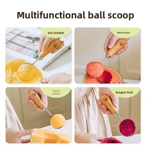 Cucchiaio <span class=keywords><strong>per</strong></span> Gelato a Forma di Orso in Acciaio Inox 304, Design Moderno e Minimalista, Cucchiaio Multiuso <span class=keywords><strong>per</strong></span> Frutta e Anguria - Product Image 4