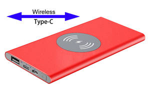 10000mah Power Bank batteria esterna Built-in Wireless caricabatterie Powerbank portatile banca di alimentazione Wireless - Product Image 2