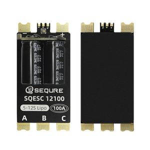 SEQURE ESC 12100 Brushless Electric Speed Controller 5-12S 100A ESC BLHeli_32 | AM32 for FPV Racing <b>Drone</b> Airplane Boat <b>RC</b> Car - Product Image 4