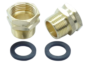 Adattatore per tubo da giardino in ottone 3/4 <span class=keywords><strong>GHT</strong></span> femmina x 3/4 NPT connettore maschio adattatore da <span class=keywords><strong>GHT</strong></span> a NPT raccordo in ottone tubo da giardino in ottone a Pip - Product Image 2