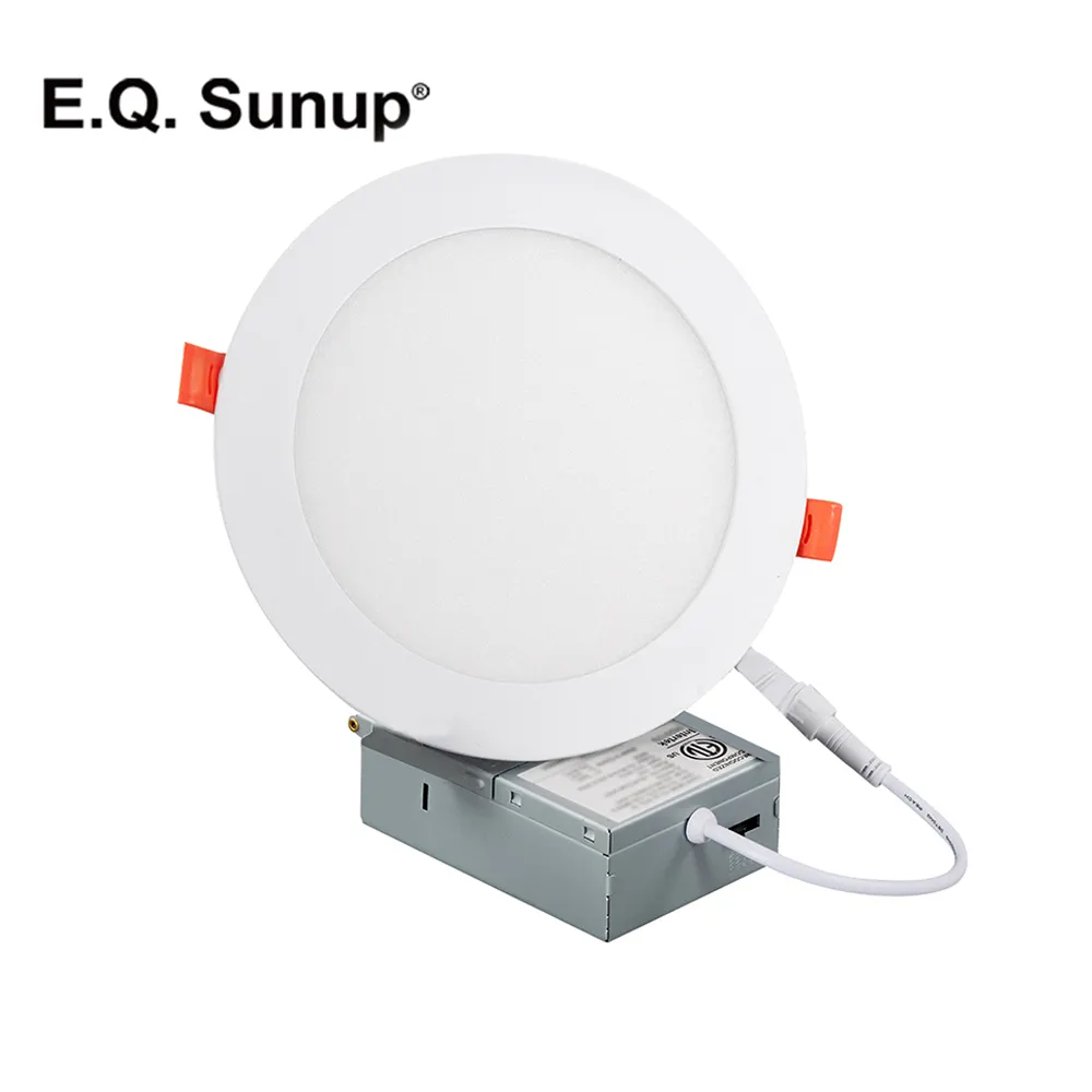 Hot Sale Round Ultra slim Dimmable 4 6'' 9 12 Watts ETL Led Recessed Panel Light 50 000 hours working time