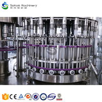 Machine de remplissage d'eau minérale entièrement automatique Sokos, machine de mise en bouteille d'eau en bouteille plastique, ligne de production de bouteilles d'eau