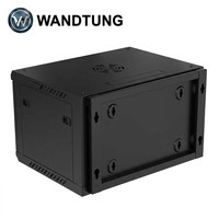 Armoire serveur et réseau murale 9U de 19 pouces de haute qualité avec porte en verre trempé détachable pour centre de données