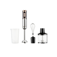 Mixeur Plongeant Électrique Haute Puissance 800W 4-en-1 avec Gobelet de 750ml – Appareil de Cuisine en Plastique