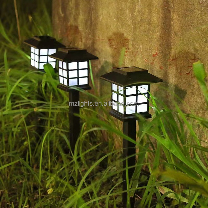 Outdoor Landscape Lamps Solar Pathway Stakes Lights Warm White for Yard Lawn Walkway Driveway Patio Decorations