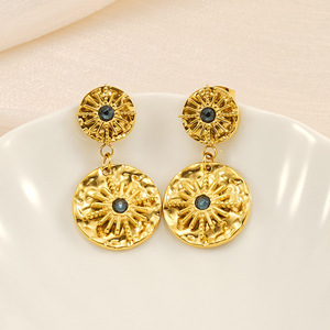 Zogxin Gold Plated Star Necklace And Earring Set Stainless Steel Party Jewelry For Women - Product Image 3