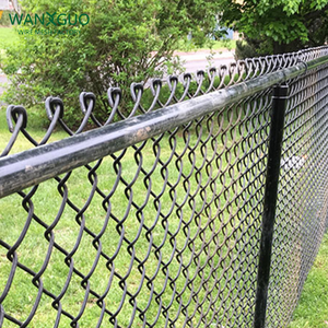 Clôture <span class=keywords><strong>rigide</strong></span> en fil de diamant de jardin anti-corrosion en gros à <span class=keywords><strong>bas</strong></span> prix Clôture à maillon de chaîne en métal enduit de PVC à haute résistance - Product Image 3