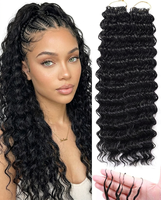 Ekstensi Rambut Manusia Mentah India Vietnam Burma Keriting, Tanpa Proses, Kutikula Tertata Rapi, untuk Wanita Kulit Hitam (Grosir)