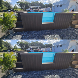 Piscine hors sol robuste, résistante à la corrosion, piscine familiale - Product Image 6