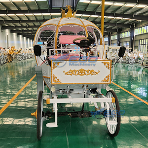 Magnifique Chariot Électrique Citrouille à Chevaux, Voiturette Princesse Citrouille à Chevaux, Véhicule Électrique pour Enfants - Product Image 3