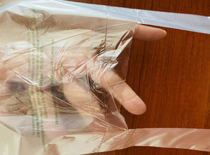 Clear T-shirt <b>Plastic</b> Produce Food <b>Storage</b> Bag on Roll - Product Image 6