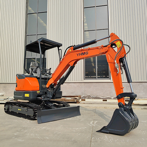 Mini escavatore cingolato idraulico scavatore cingolato con 360 gradi ruotare compatto 1 Ton 2ton escavatore con allegato per la vendita - Product Image 5